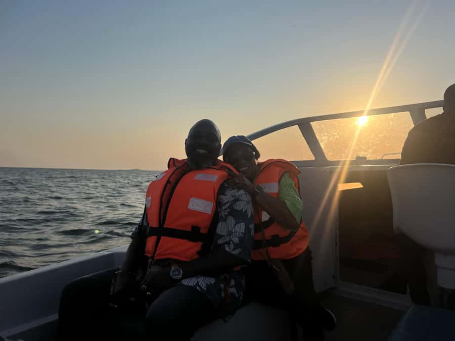 Entebbe: Equatar Line Tour & Victoria Lake Sunset Boat Ride - Reaching the equator at Lwaji Island