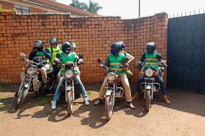 Kampala boda boda tours [motorbike tours]. - Bahai Temple begins the morning on a quieter note