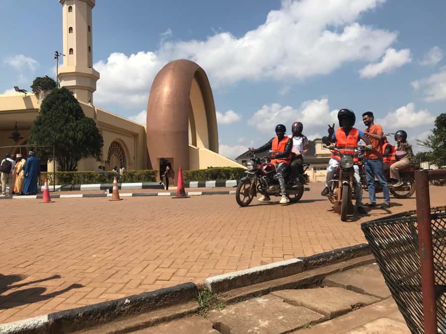 KAMPALA MOTOR BIKE TOURS (boda boda tours) - Kasubi Tombs and a major cultural stop