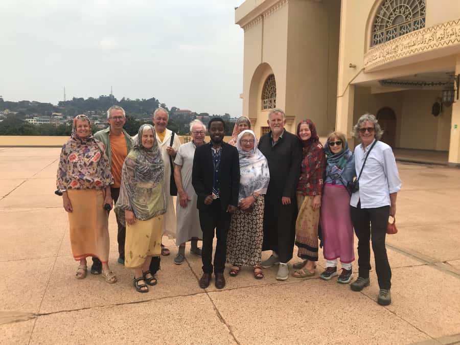 KAMPALA MOTOR BIKE TOURS (boda boda tours) - Gaddafi National Mosque and the first view of Kampala
